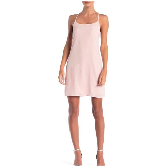 NEW CYNTHIA STEFFE PINK RACERBACK SLIP DRESS - Picture 6 of 6